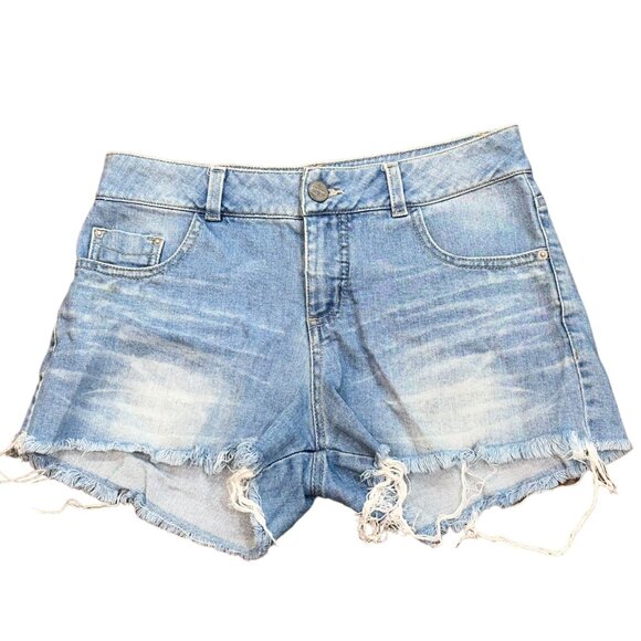 United S.A.S Ticket Denim Cut Off 3" Shorts Size Small‎ - Picture 1 of 6